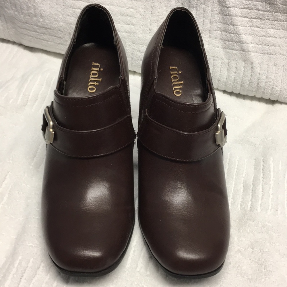 Rialto Brown Heeled Booties